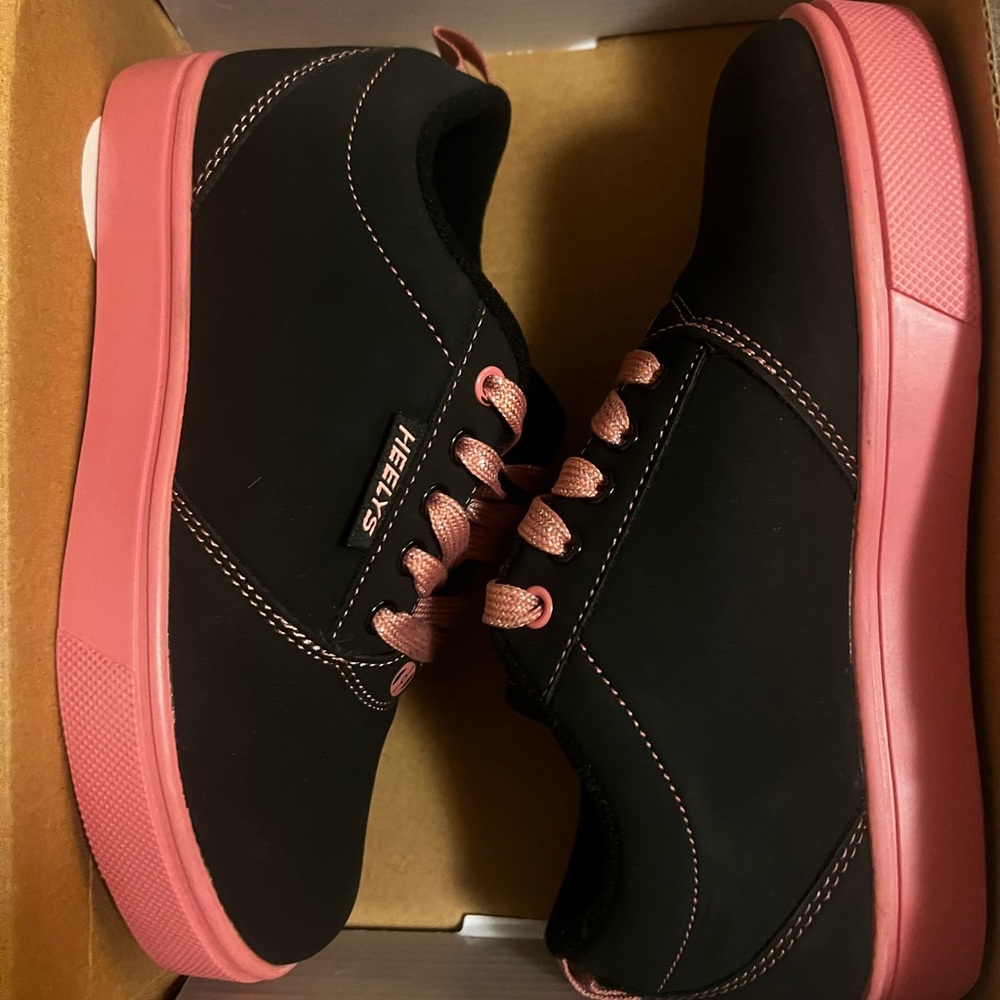 Heelys Kids Black and Pink Sneakers - Picture 2 of 7